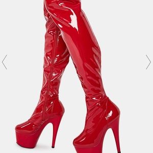 Pleaser Red High Heels